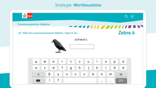 Zebra Deutsch Klasse 1-4 screenshot