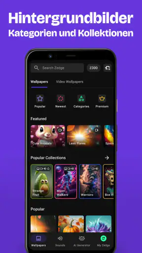 Zedge™ - Hintergrundbilder screenshot