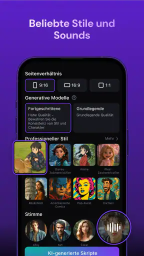 Zeemo:KI Video & Untertitel screenshot