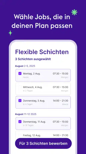 Zenjob - Flexible Nebenjobs screenshot