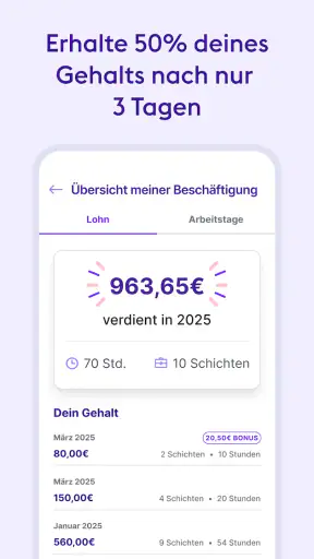 Zenjob - Flexible Nebenjobs screenshot