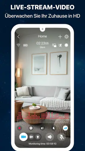 ZoomOn Überwachungskamera screenshot