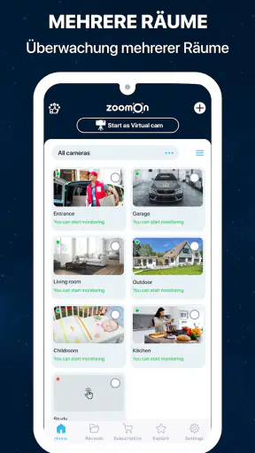 ZoomOn Überwachungskamera screenshot