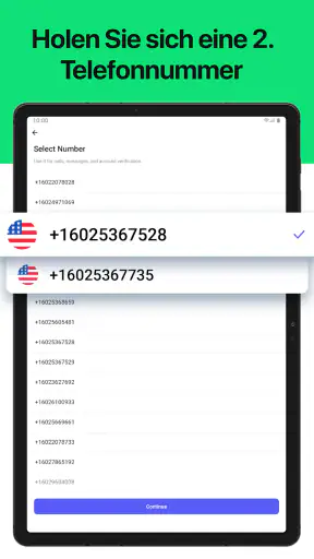 Zweite Telefonnummer - 2Number screenshot
