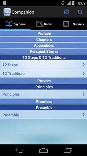 12 Steps AA Companion screenshot