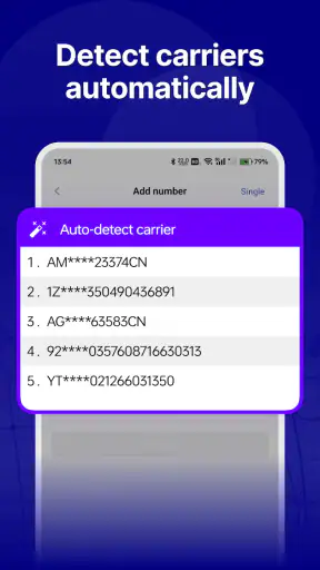17TRACK Package Tracker screenshot