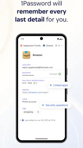 1Password: Password Manager screenshot
