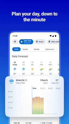 1Weather Forecasts & Radar screenshot