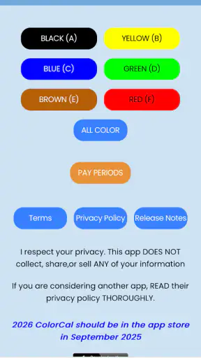 2025 ColorCal screenshot