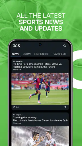 365Scores: Live Scores & News screenshot