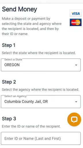 Access Corrections screenshot