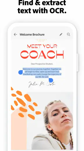 Adobe Scan AI PDF Scanner, OCR screenshot