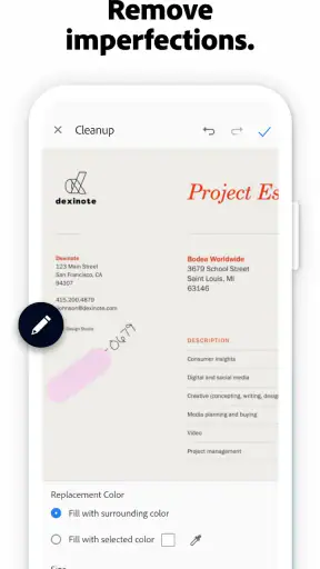 Adobe Scan AI PDF Scanner, OCR screenshot