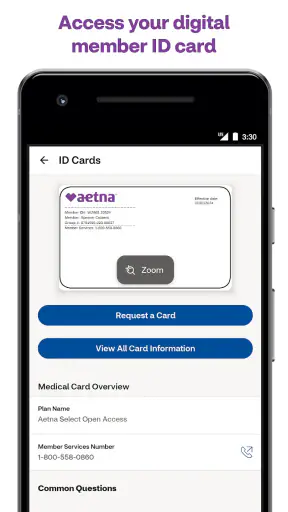 Aetna Health screenshot