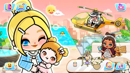 Aha World: Doll Dress-Up Game screenshot