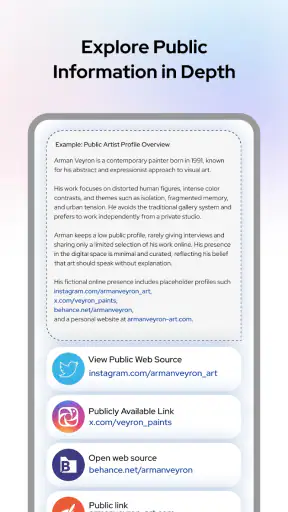 AI Deep Search Assistant screenshot