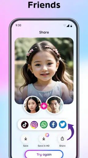AI Baby Generator: Future Face screenshot