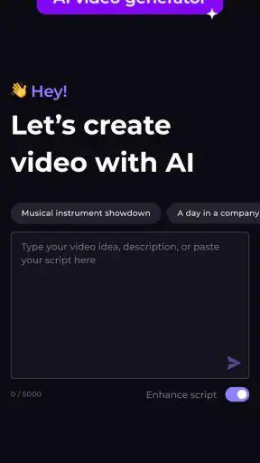 AI Video Maker - Renderforest screenshot