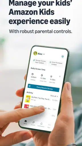 Amazon Kids Parent Dashboard screenshot