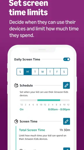 Amazon Kids Parent Dashboard screenshot