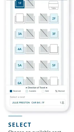 Amtrak screenshot