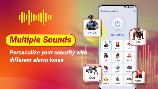 Anti Theft Phone Alarm screenshot