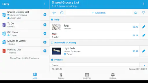 AnyList: Grocery Shopping List screenshot
