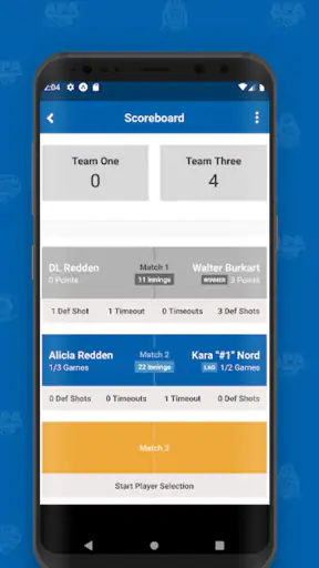 APA Scorekeeper screenshot