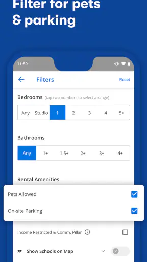 Apartments & Rentals - Zillow screenshot