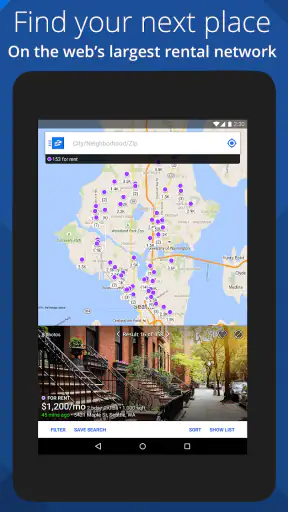 Apartments & Rentals - Zillow screenshot