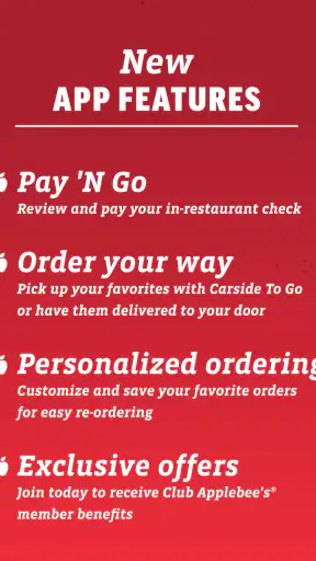 Applebee's screenshot