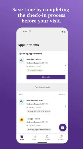 athenaPatient screenshot