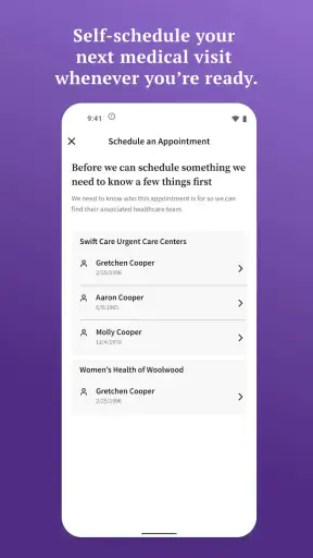 athenaPatient screenshot