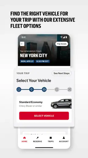 Avis Car Rental screenshot