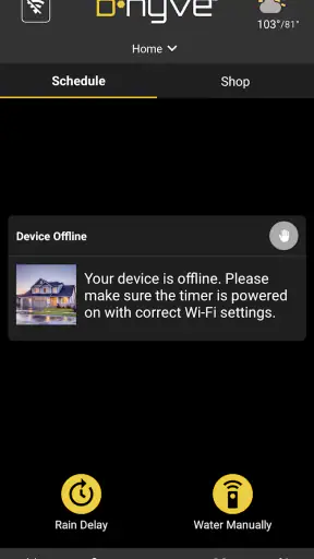 B-hyve screenshot