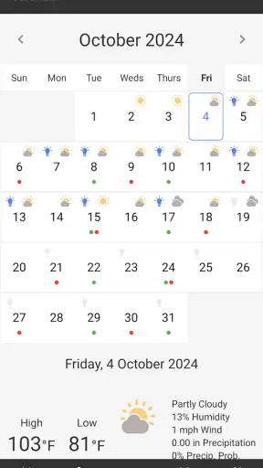 B-hyve screenshot