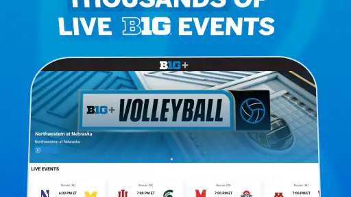B1G+: Watch College Sports screenshot