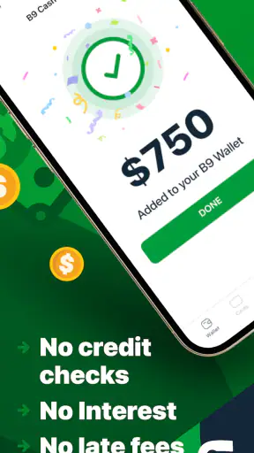 B9: Cash Advance・Banking・Earn screenshot