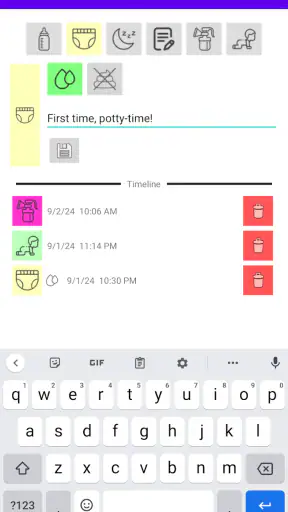 Baby Buddy for Android screenshot