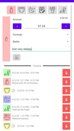 Baby Buddy for Android screenshot