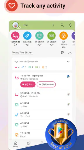 Baby Daybook - Newborn Tracker screenshot