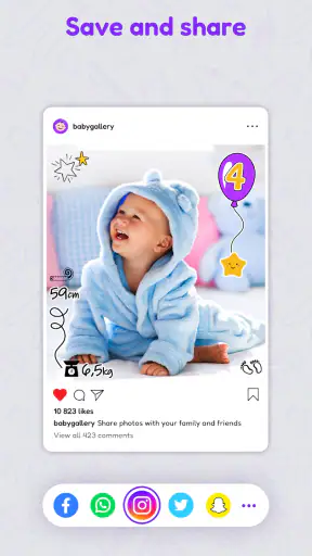 Baby Photo Editor screenshot