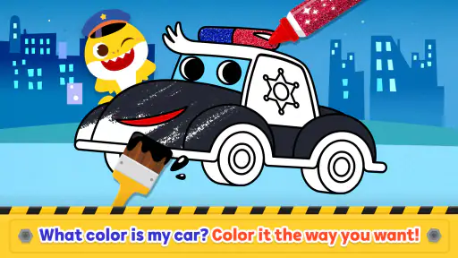 Baby Shark Car Town: Kid Games screenshot