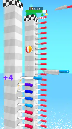 Ball Up: Knife Racing screenshot
