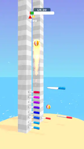 Ball Up: Knife Racing screenshot