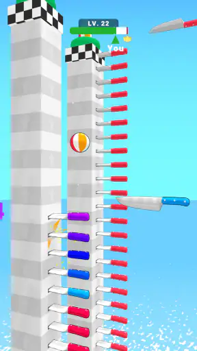 Ball Up: Knife Racing screenshot