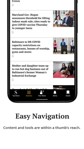 Baltimore Sun screenshot