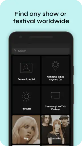 Bandsintown Concerts screenshot