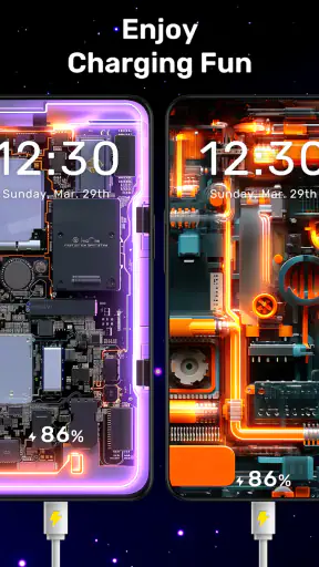 Battery Charging Animation App screenshot
