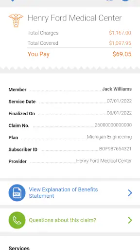 BCBSM screenshot